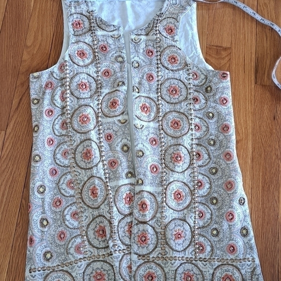 Soft Surroundings Alhambra Long Vest Beaded Geometric Pattern Festival Size  PSM - Picture 11 of 12